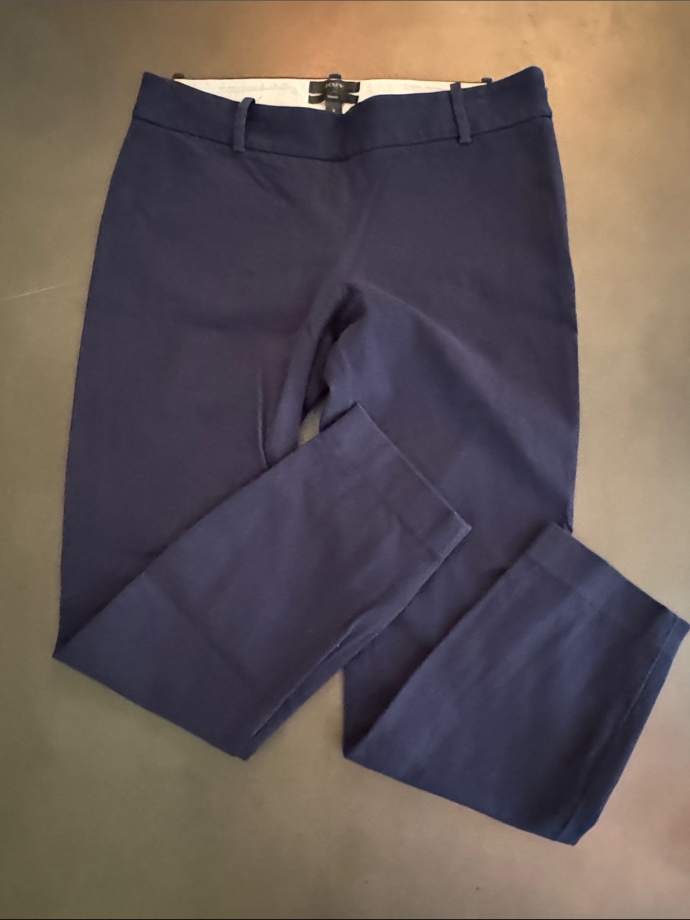 J. Crew Navy Straight-Leg Women's Pants
